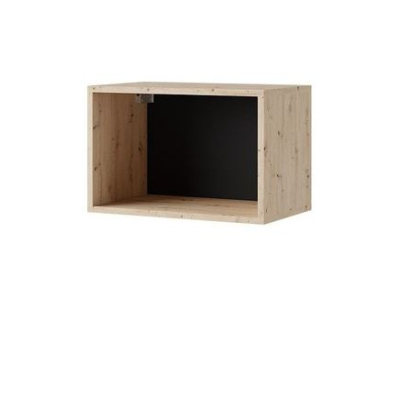 Závěsná police CHEMUNG 1 - dub artisan / černá