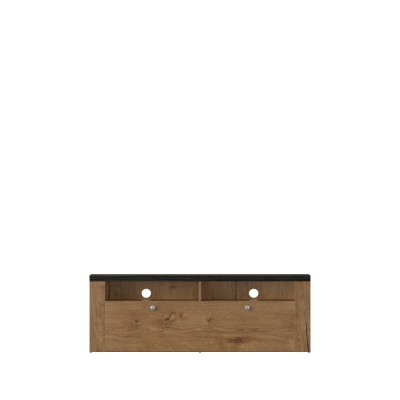 Televizní stolek s výklenky LEONOR - dub lefkas / touchwood