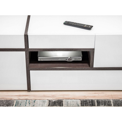 Televizní stolek CELINE - bílý