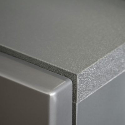 Úzká komoda BOHI - antracit / dub wotan