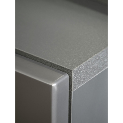 Úzká komoda BOHI - antracit / dub wotan