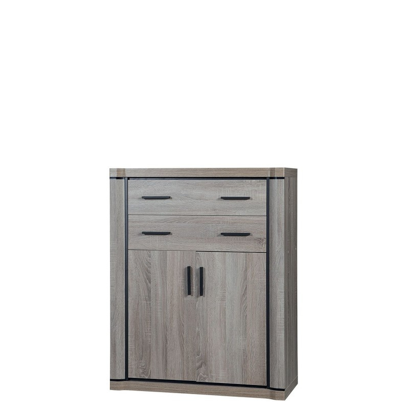 Kombinovaná komoda ARIKA - šířka 97 cm, dub lanýž