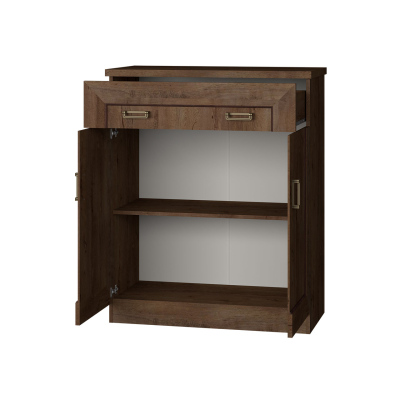 Kombinovaná komoda MERLO - šířka 90 cm, dub lefkas