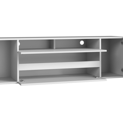 Televizní stolek s LED osvětlením LUSK - dub wotan