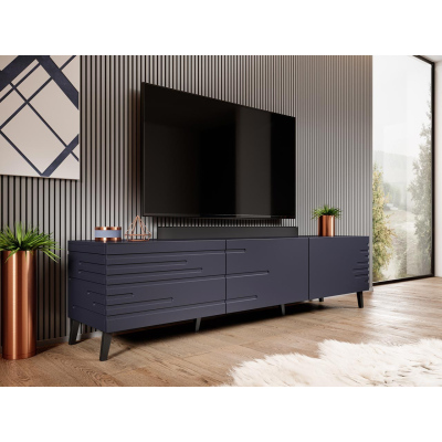 Televizní stolek CORONEL - tmavě modrá