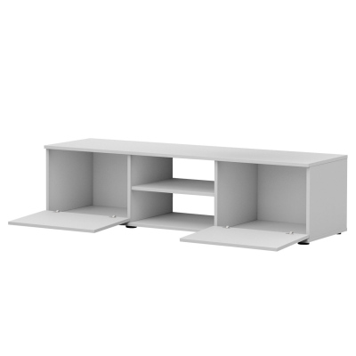 TV stolek KARA 1 - bílý / lesklý bílý