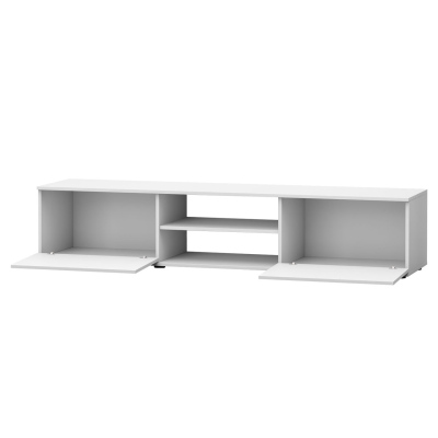 TV stolek KARA 2 - bílý / lesklý bílý