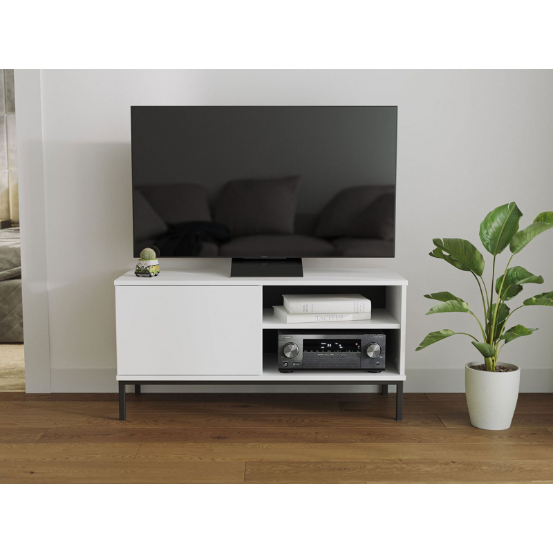 Televizní stolek FULTON 1 - bílý