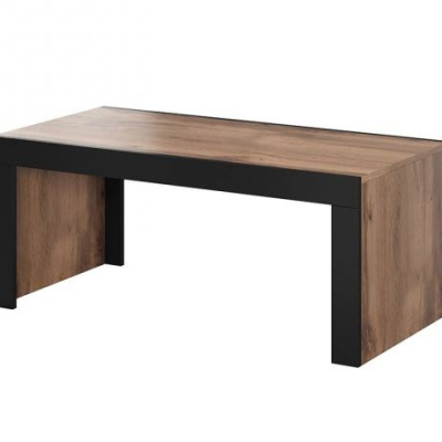 Konferenční stolek LINARES - dub wotan / černý