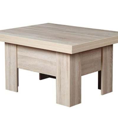 Rozkládací a zvedací konferenční stolek PHILL - dub sonoma