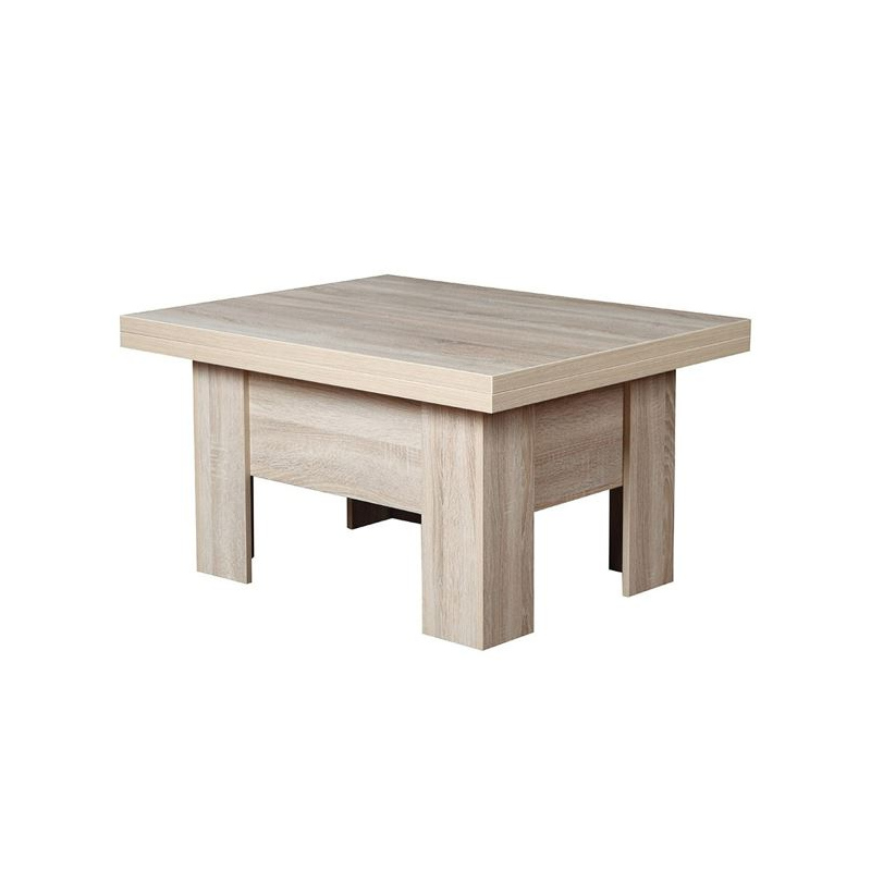 Rozkládací a zvedací konferenční stolek PHILL - dub sonoma