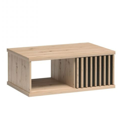 Konferenční stolek ORURO - dub artisan / černý