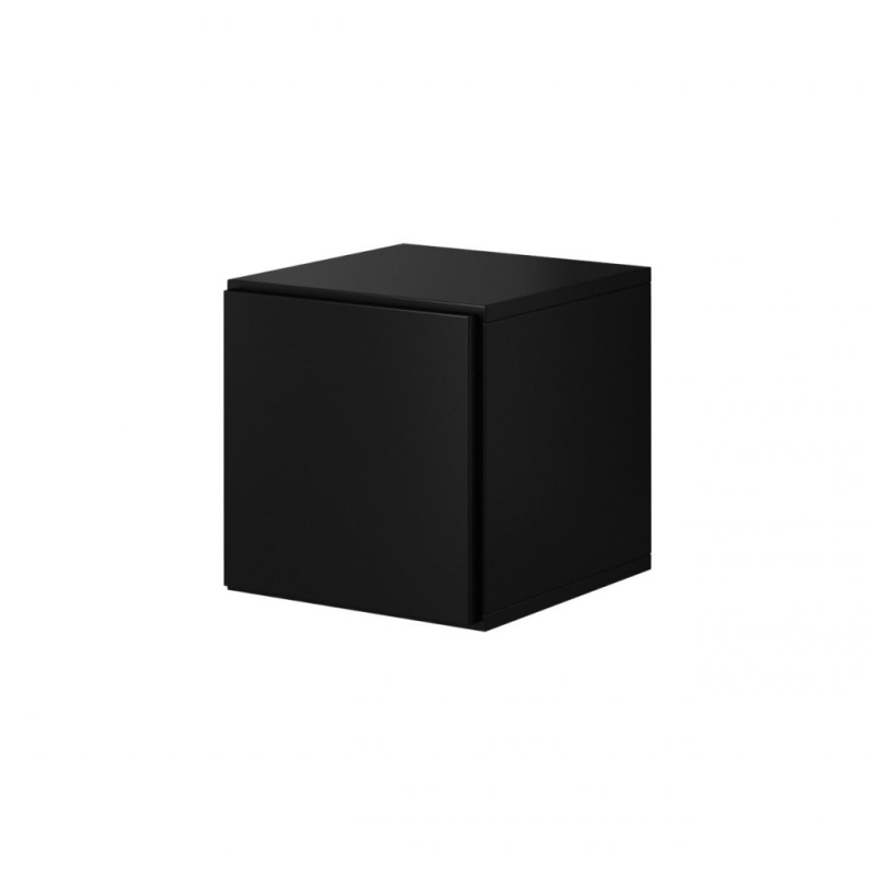 Závěsná skříňka s dvířky NORMANDIA 1 - černá