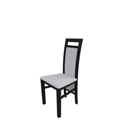 Židle do kuchyně MOVILE 47 - wenge / bílá ekokůže