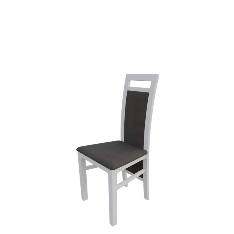 Židle do kuchyně MOVILE 47 - bílá / tmavá hnědá 2