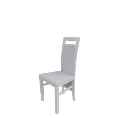 Židle do kuchyně MOVILE 47 - bílá / bílá ekokůže