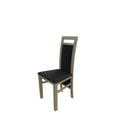Židle do kuchyně MOVILE 47 - dub sonoma / černá ekokůže