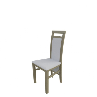 Židle do kuchyně MOVILE 47 - dub sonoma / bílá ekokůže