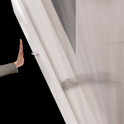 Sklápěcí postel se skříňkami 90x200 CELENA 3 - bílá