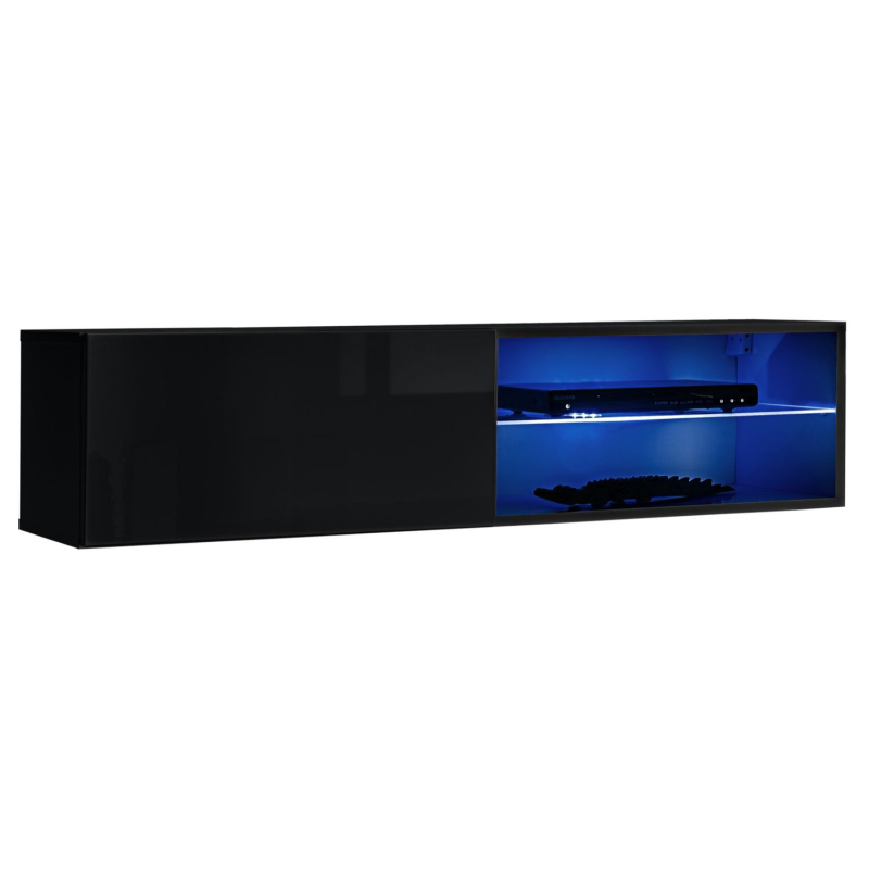 Stolek pod TV RIONATA 4 - černý