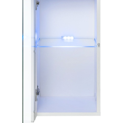 Prosklená vitrína RIONATA 9 - bílá