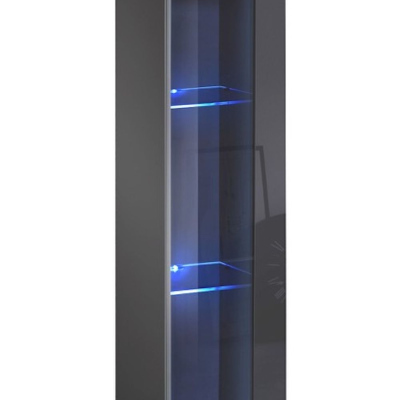 Závěsná vitrína RIONATA 7 - grafit