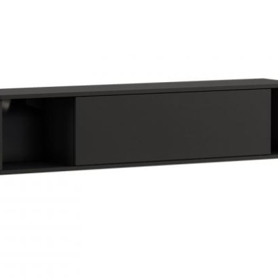 Závěsná police FULTON - černá