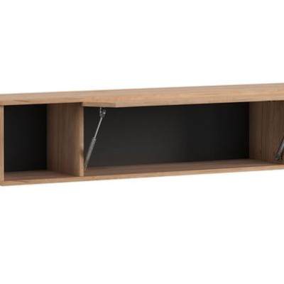 Závěsná police FULTON - černá