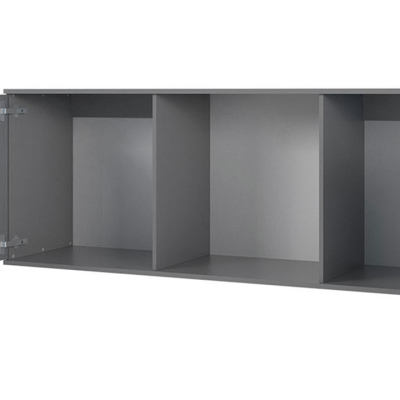 Závěsná police CHOCHO - antracitová / bílá