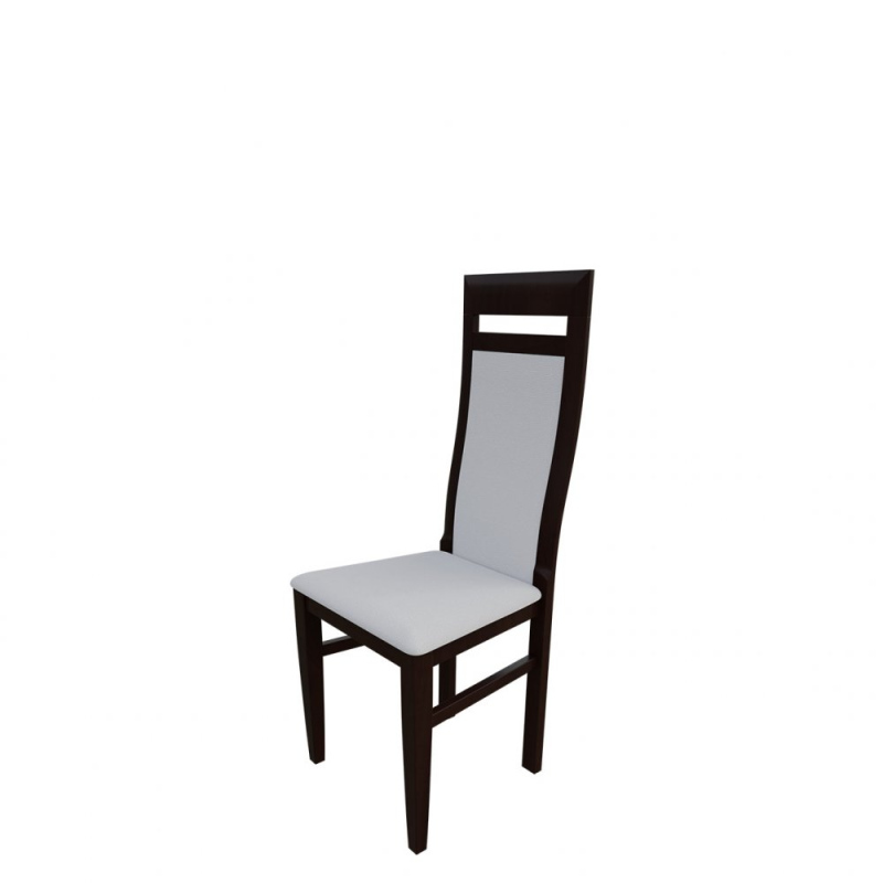 Jídelní židle MOVILE 43 - ořech / bílá ekokůže