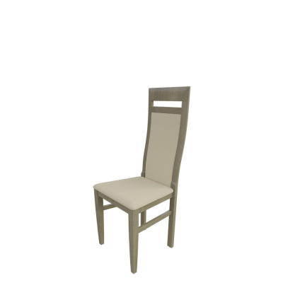 Jídelní židle MOVILE 43 - dub sonoma / béžová ekokůže