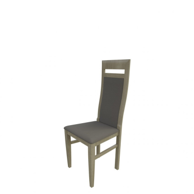 Jídelní židle MOVILE 43 - dub sonoma / šedá ekokůže