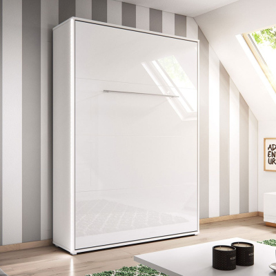 Vertikální sklápěcí postel 90x200 CELENA 1 - bílá