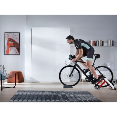 Vertikální sklápěcí postel 90x200 CELENA 1 - bílá