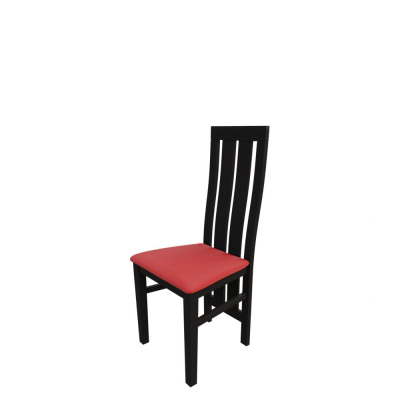 Jídelní židle MOVILE 42 - wenge / červená ekokůže