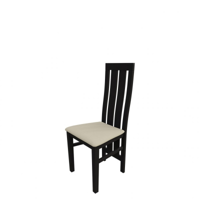 Jídelní židle MOVILE 42 - wenge / béžová ekokůže