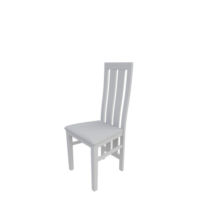 Jídelní židle MOVILE 42 - bílá / bílá ekokůže
