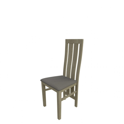 Jídelní židle MOVILE 42 - dub sonoma / šedá ekokůže