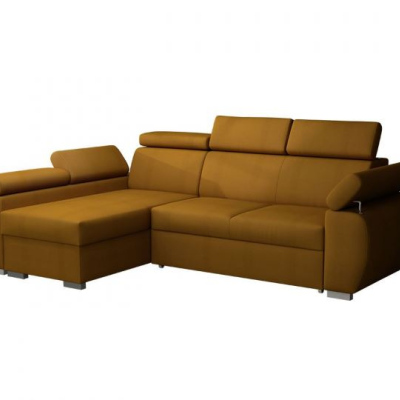 Rohová sedací souprava ORITUKO MINI - béžová, levý roh