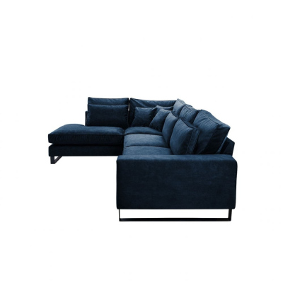 Rohová sedací souprava JACINTO - zelená, pravý roh