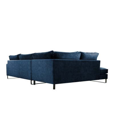 Rohová sedací souprava JACINTO - zelená, pravý roh