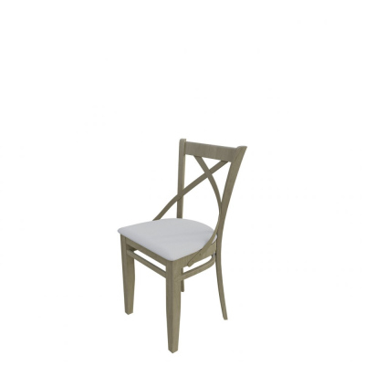 Židle do jídelny MOVILE 41 - dub sonoma / bílá ekokůže