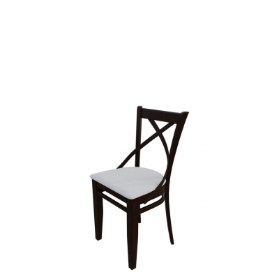 Židle do jídelny MOVILE 41 - ořech / bílá ekokůže