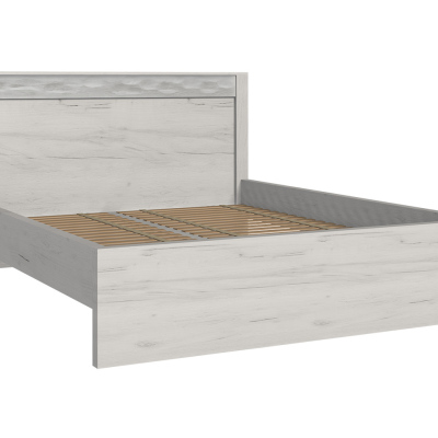 Ložnicová sestava s postelí 160x200 CHALAPATA - dub kraft bílý