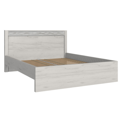 Ložnicová sestava s postelí 160x200 CHALAPATA - dub kraft bílý