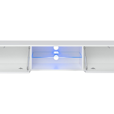 Stěna do obývacího pokoje RIONATA 21 - černá / dub wotan