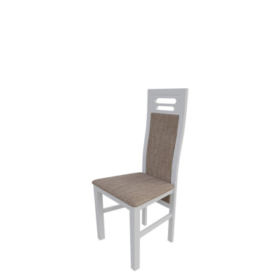 Židle do jídelny MOVILE 40 - bílá / hnědá