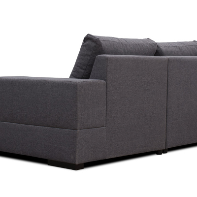 Rozkládací sedačka s úložným prostorem ASTREAS - šedá, pravý roh