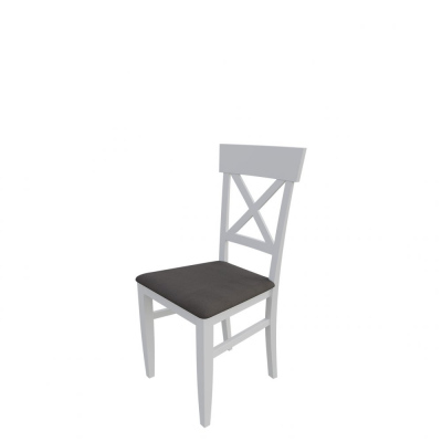 Jídelní židle MOVILE 39 - bílá / tmavá hnědá 2