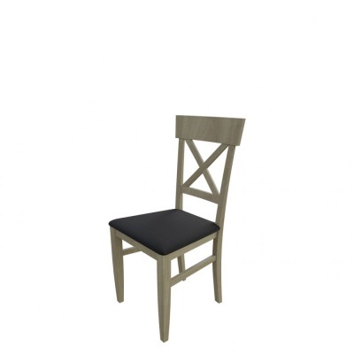 Jídelní židle MOVILE 39 - dub sonoma / černá ekokůže